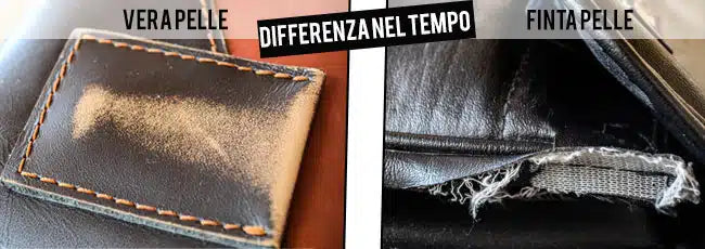 Diferenza tra Vera pelle Ecco pelle ISPIRAZIONE pelleteria