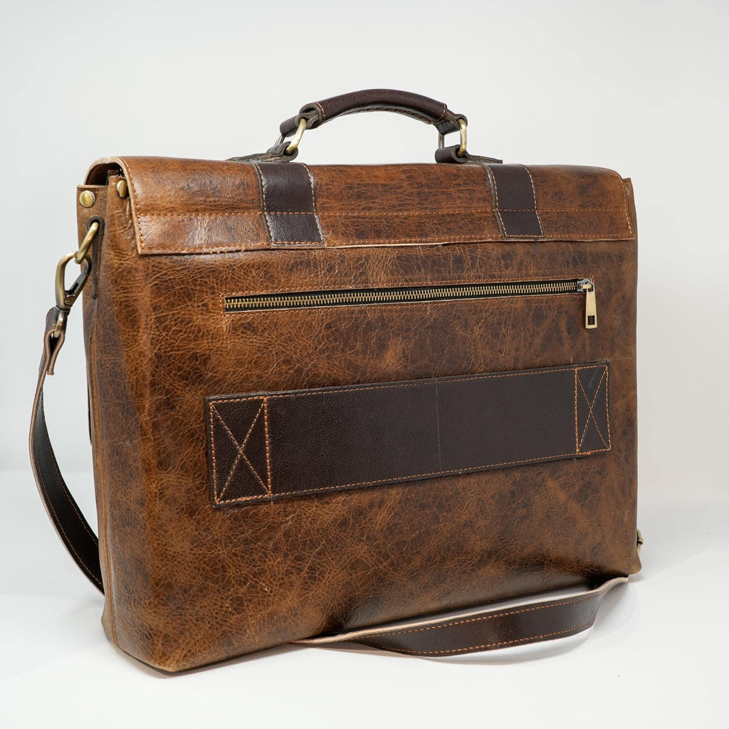 Borsa da lavoro Ventiquattrore Portadocumenti da Uomo Tracolla in pelle – 41x35x10