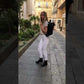 Zaino convertibile STIMOLO  in pelle liscia